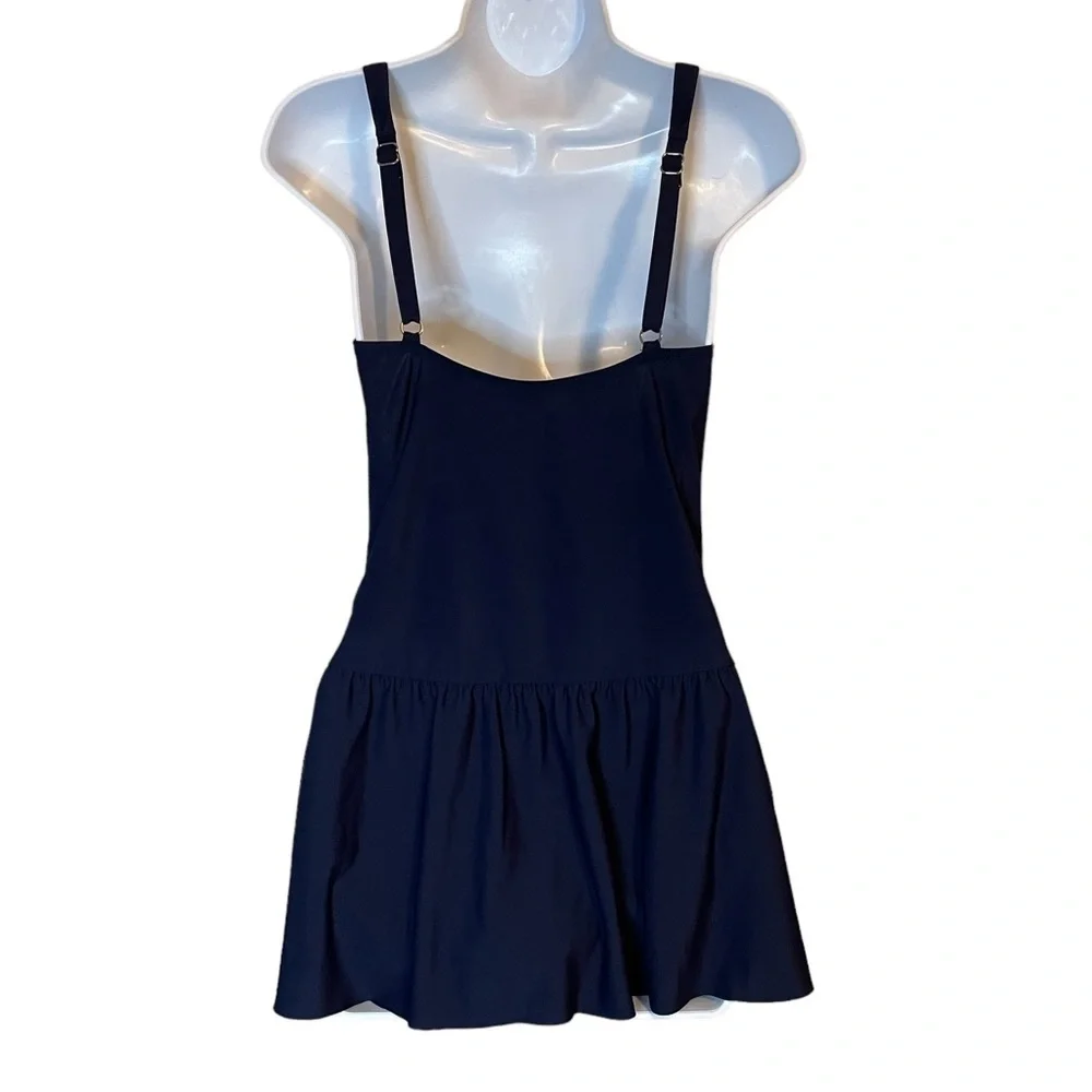 A & H Sportswear Co. Women’s One Piece Ruched Front Swimsuit Swim Dress Size 12
